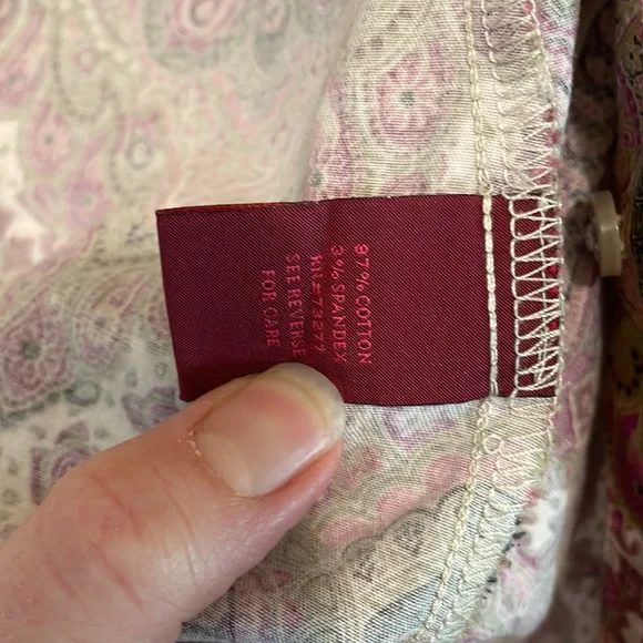 ‼️LAST CALL‼️212 Collection Paisley 3/4 Sleeve Blouse - Picture 8 of 10